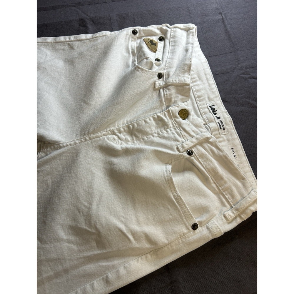 #89Lois White Jeans Made In Spain Size 27‎ Raval Women's Long